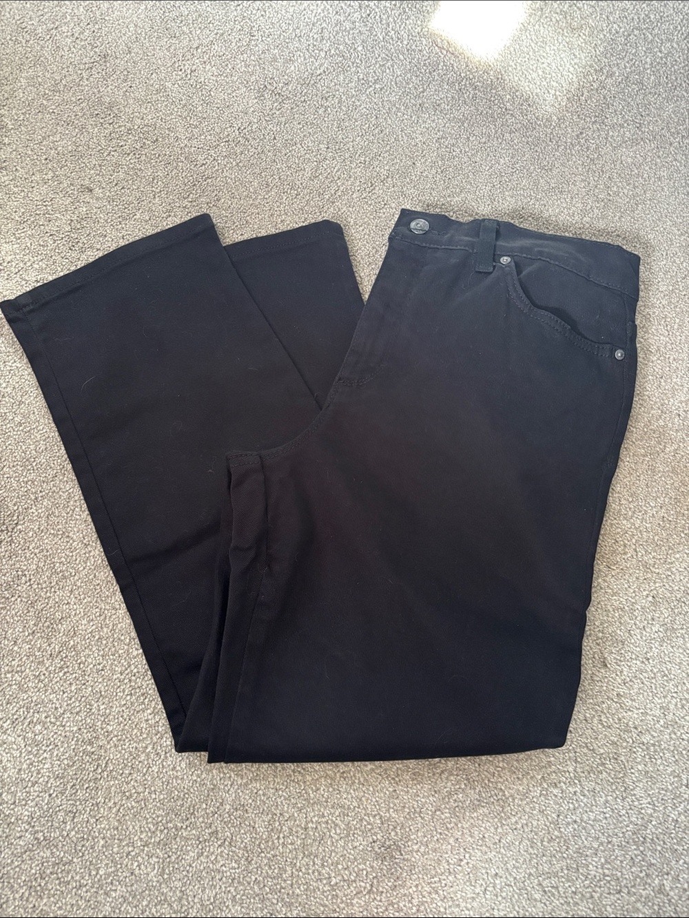 Women's petite Gloria Vanderbilt black jeans